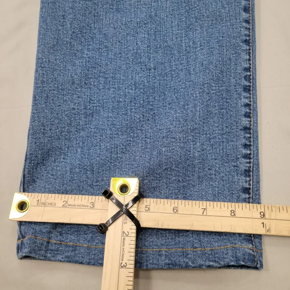 Lauren Ralph Lauren Womens Classic Straight Jeans 16W Stretch Midrise Casual Fit